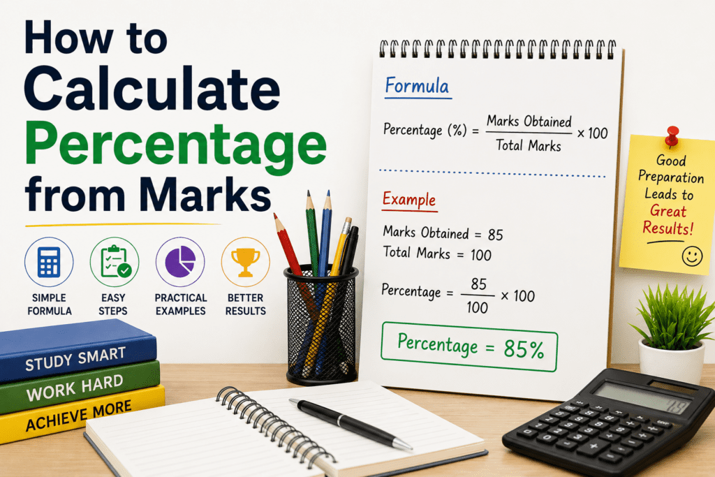 How to Calculate Percentage from Marks
