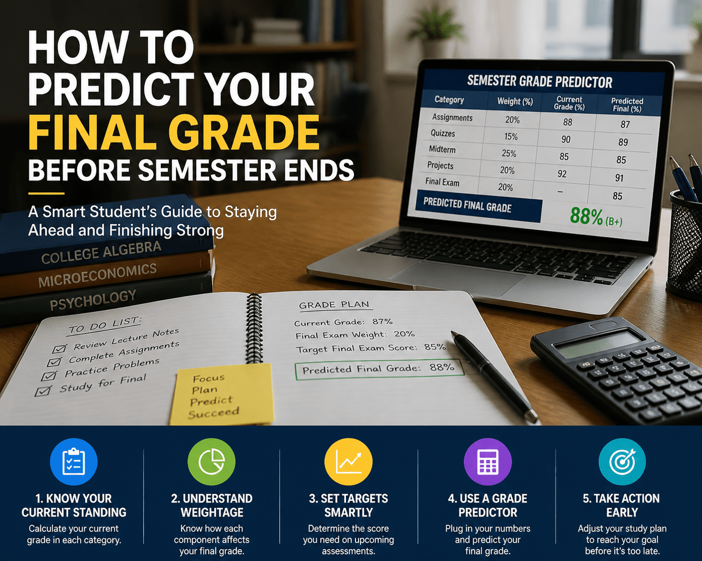 How to Predict Your Final Grade Before Semester Ends