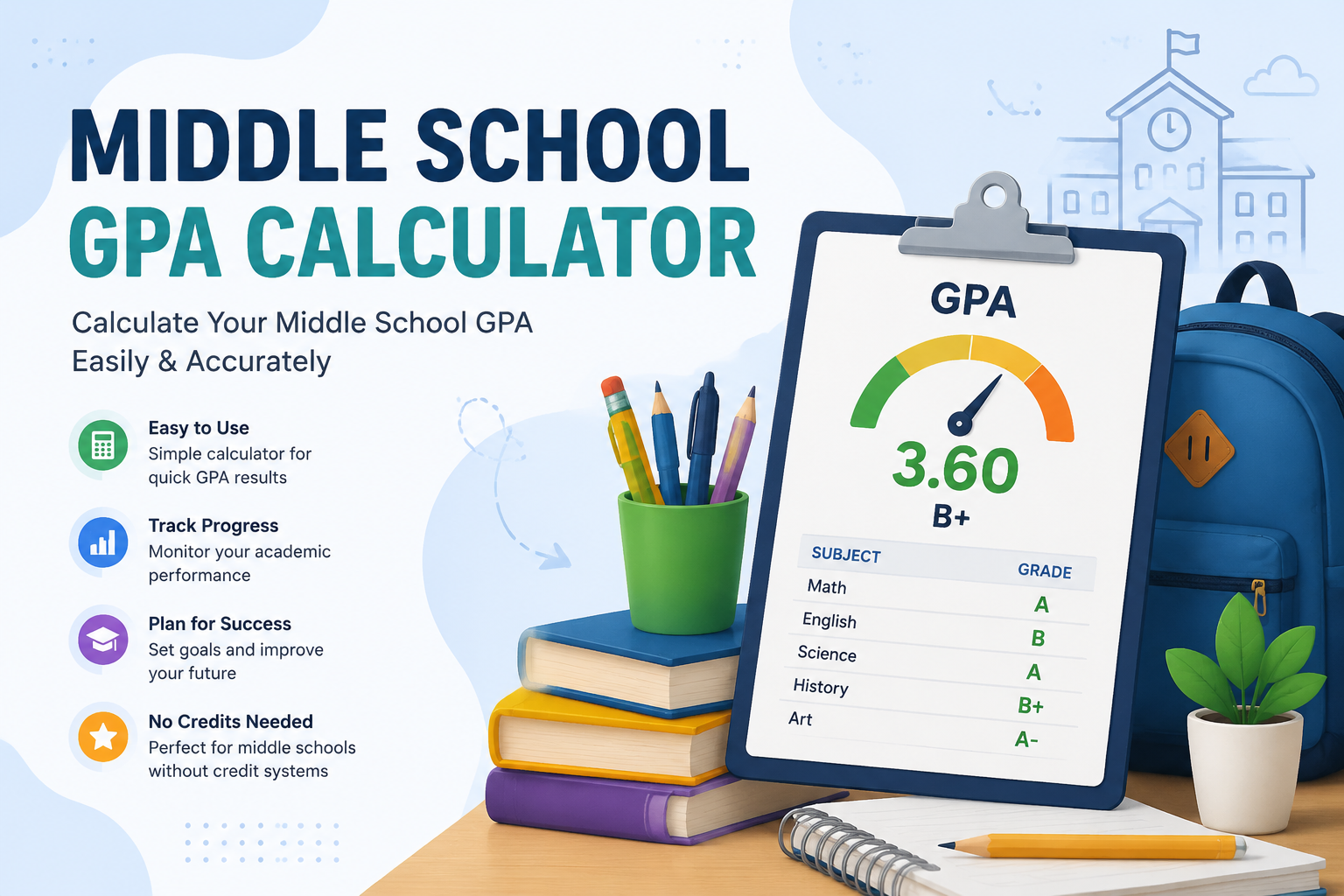 middle school gpa calculator