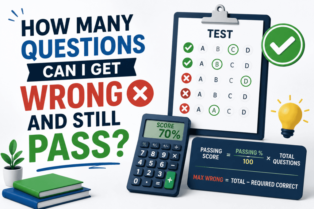 How Many Questions Can I Get Wrong and Still Pass