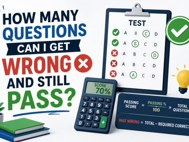 How Many Questions Can I Get Wrong and Still Pass?